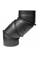 Obrázok pre Nastaviteľné koleno PARKANEX 130mm/UNI s čistiacim otvorom
