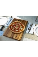 Obrázok pre Pizza pec MODERNO 2 na plyn i drevo - antique red